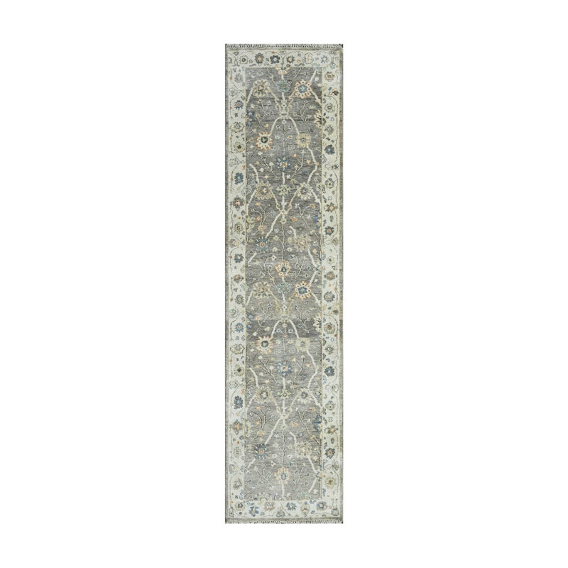 Tapis en laine, Tapis de couloir 2 pi 5 po x 10 pi