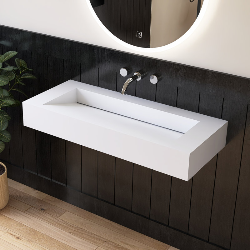 Lavabo de salle de bain à fixation murale Chloe