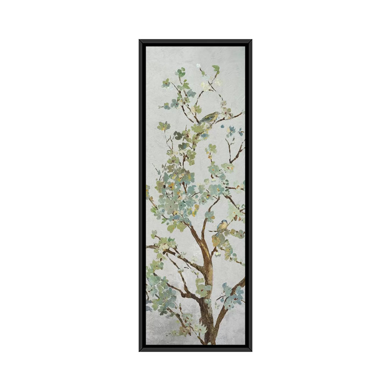 « fleuri ii » par pi galerie,, reproduction d’impression sur toile tendue, H 36 po x l 12 po x P 1,5 po