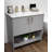Nhyira 36 " W Freestanding Standard Free Standing Single Double Single Vanity Bathroom Vanity With Ceramic Top-647594556