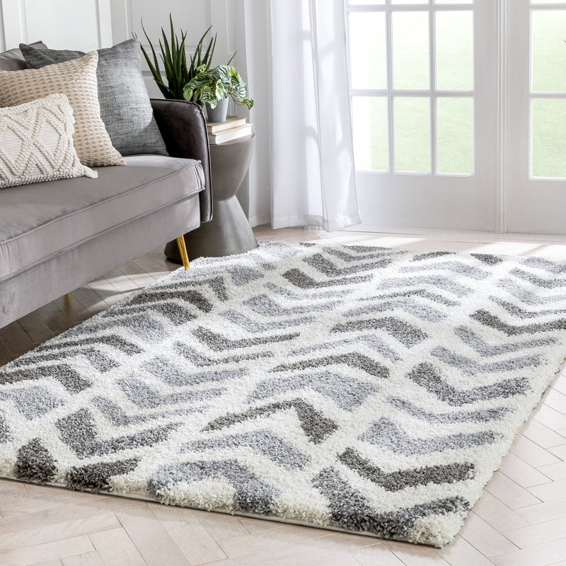 Arden Power Loom Black/Grey Rug, Rectangle 120 x 160cm