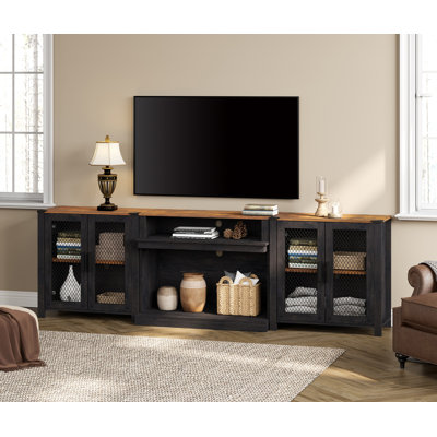 Gracie Oaks 3 In 1 TV Stand Set For 100 Inch TV With Open Storage