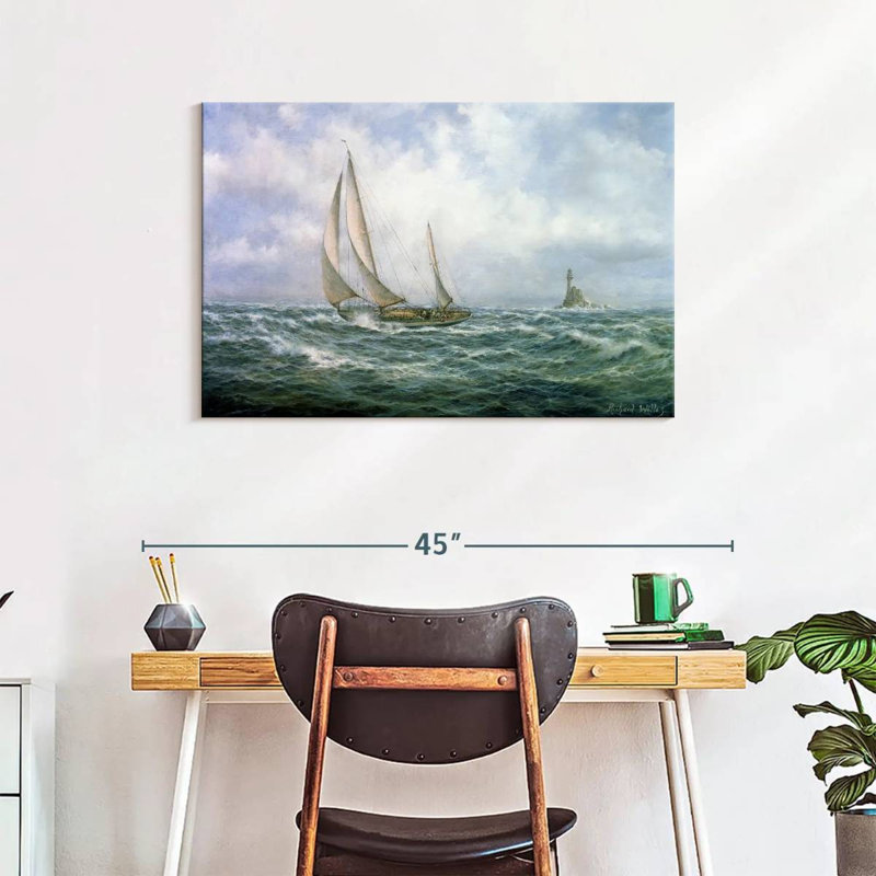 Mehar Fastnet Abeam, 24" H x 36" W