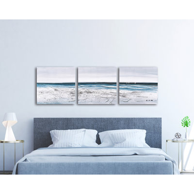« before the rain chute », reproduction de peinture à l’huile à multiples images sur toile tendue