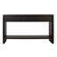 Sleek Black Console Table With Storage Drawers