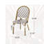 Chaises de bistro d'extérieur