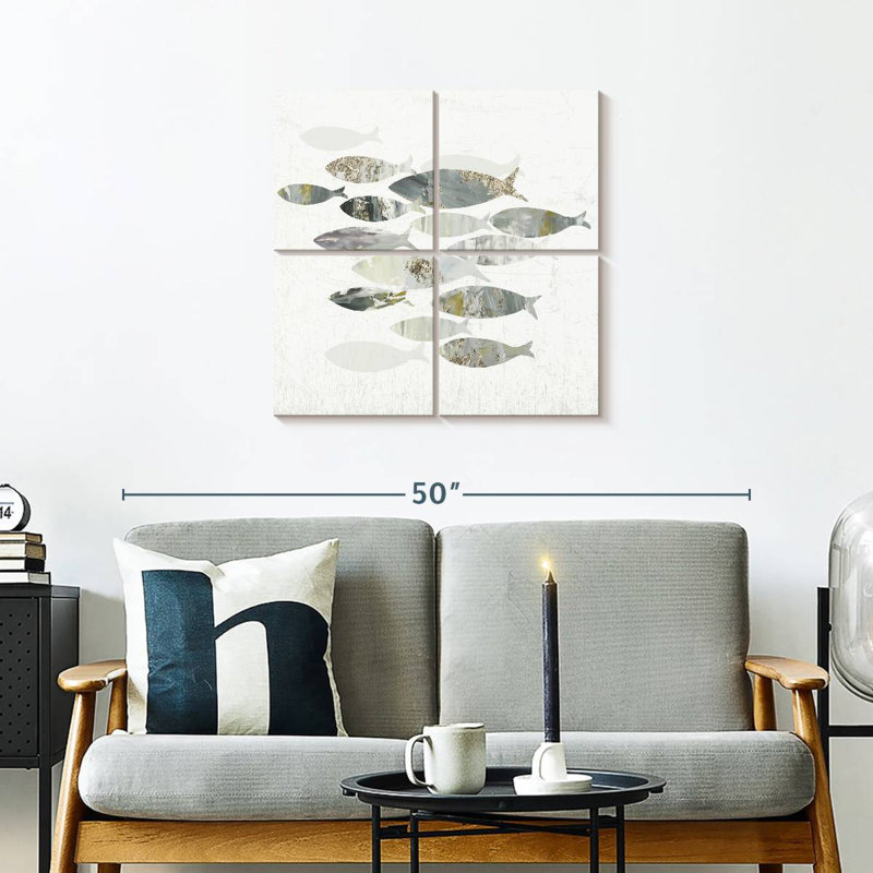 Brampt Gone Fishing II, 26" H x 26" W