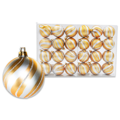 24 Piece Ball Ornament Set