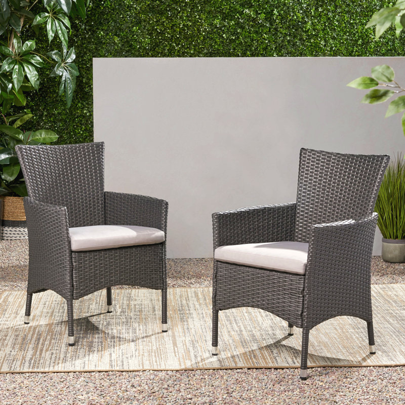 2-Piece Set Patio Dining Chair Malta