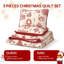 Christmas Reindeer and Wreath 3-Piece Coverlet Set-137257662
