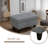 Flannel Storage Ottoman Living Room-2101498995