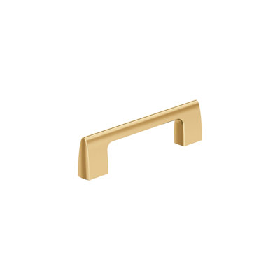 Riva 3-3/4 inch (96mm) Center-to-Center Champagne Bronze Cabinet Pull