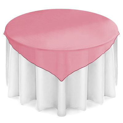  72" Square Organza Table Overlay