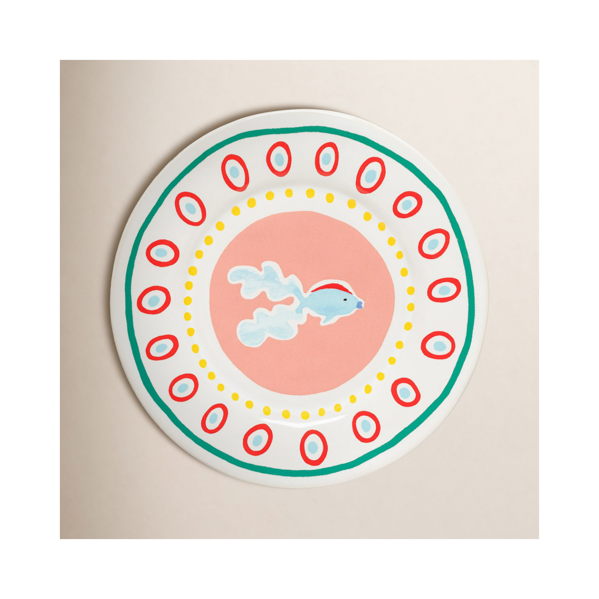 Summer Bliss 8.75'' Stoneware Salad Or Dessert Plate , Set of 6