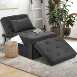 Bocanegra 73'' Length  4-in-1 Multi-function Convertible Folding Sofa Bed Ottoman