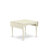 5 Piece Dinette Set Includes a Rectangle Dining Room Table with Dropleaf and 4 Dark Shitake Linen Fabric Upholstered Parson Chairs, Linen White-1320056332