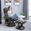Fauteuil inclinable de massage avec repose-pieds HOMcom