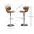 Leopoldo Swivel Upholstered Adjustable with Metal Frame-1273325866