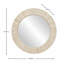 Miroir rond ivoire