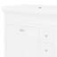 Meuble-lavabo double 60 po avec pattes en bois robustes, 3 tiroirs, 4 portes, 2 tablettes à deux niveaux et mécanisme de fermeture en douceur