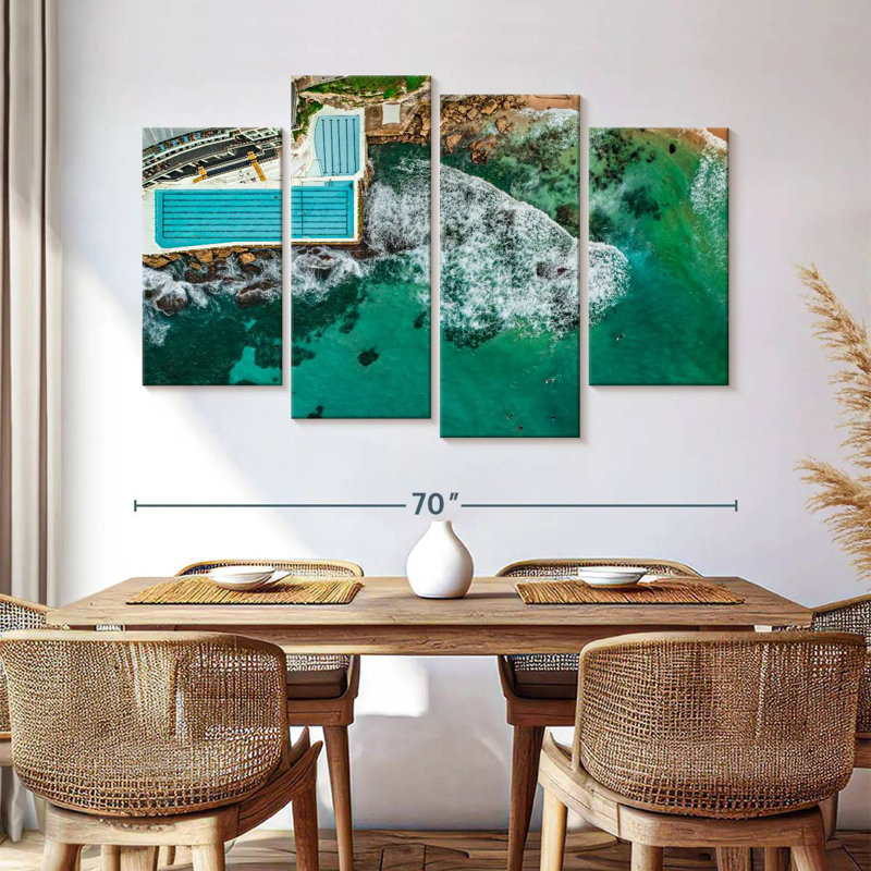 Gillard au-dessus de Bondi Icebergs Club, H 42 po x l 68 po