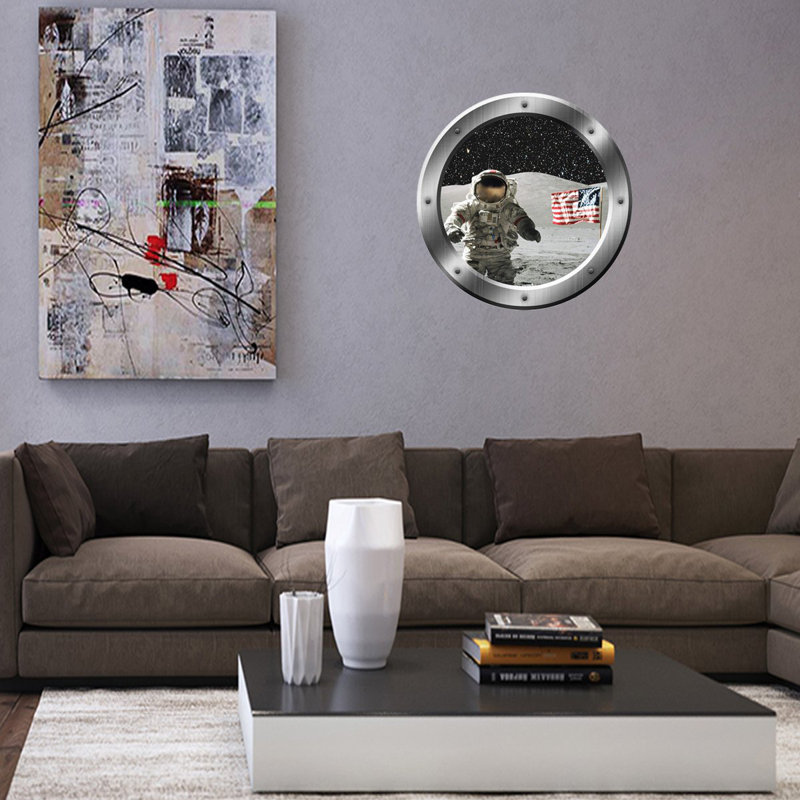 Adhésif décoratif astronaute Stelly, H 14 po x l 14 po
