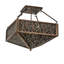 Bamboo 4 - Light Semi Flush Mount