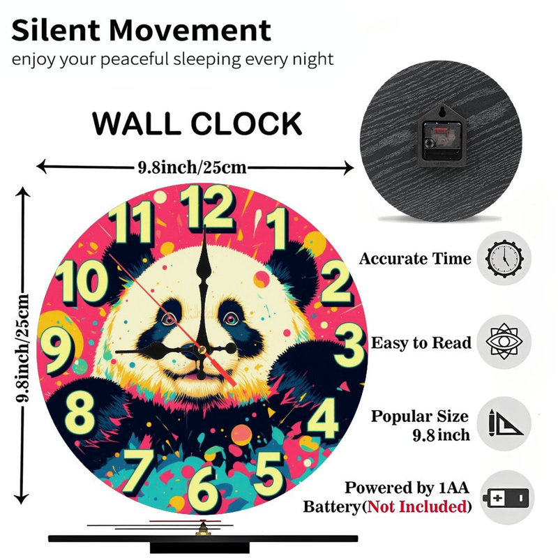 Horloge Panda