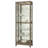 Jelicia Lighted Glass Curio Cabinet with Adjustable Shelves-526508700