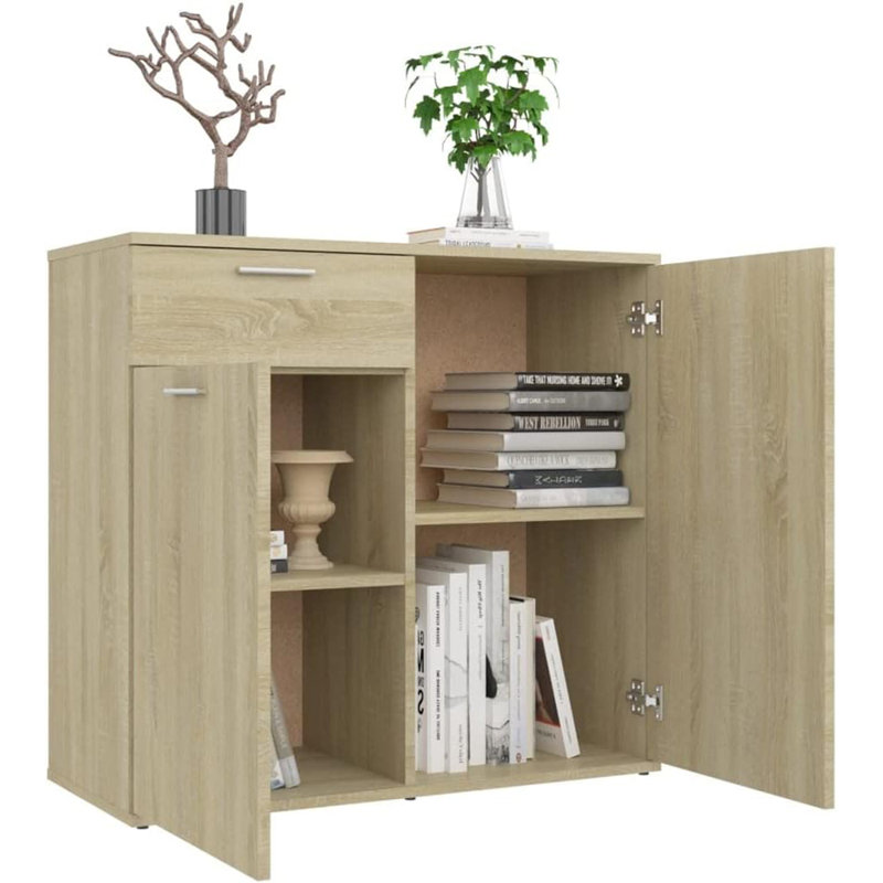 Dellas 80cm Sideboard, Sonoma Oak