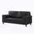 Black Faux Leather