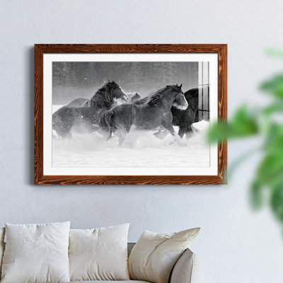 Winter Roundup I - Photographie avec cadre