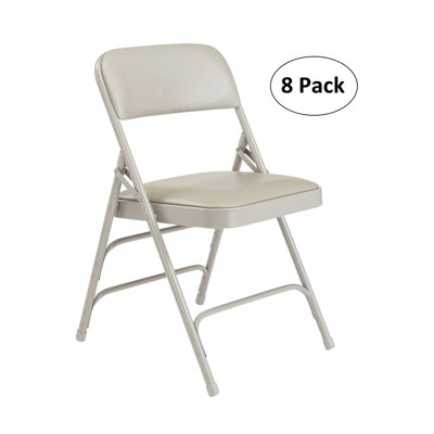 Vinyl Padded Stackable Folding Chair
