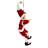 Kurt Adler Polyester Ornament for Christmas Tree, Red/White Kringle Klaus Elf