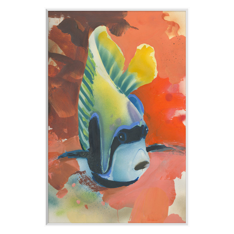 Life Aquatic 3 Print by PC Ngo, 50" H x 33" W, White Framed