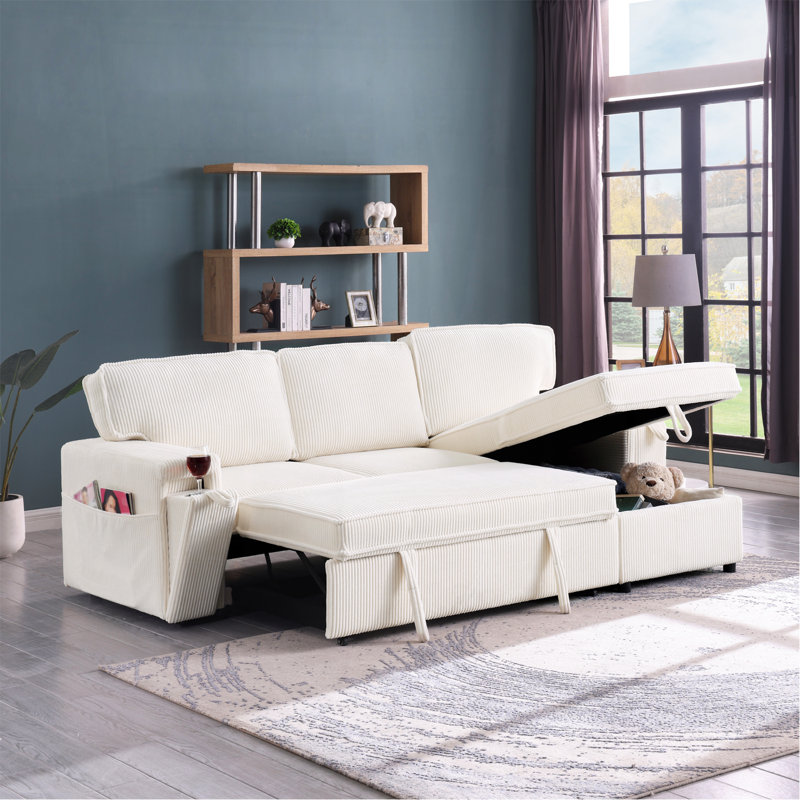 Canapé-lit modulaire avec espace de rangement Upholstery