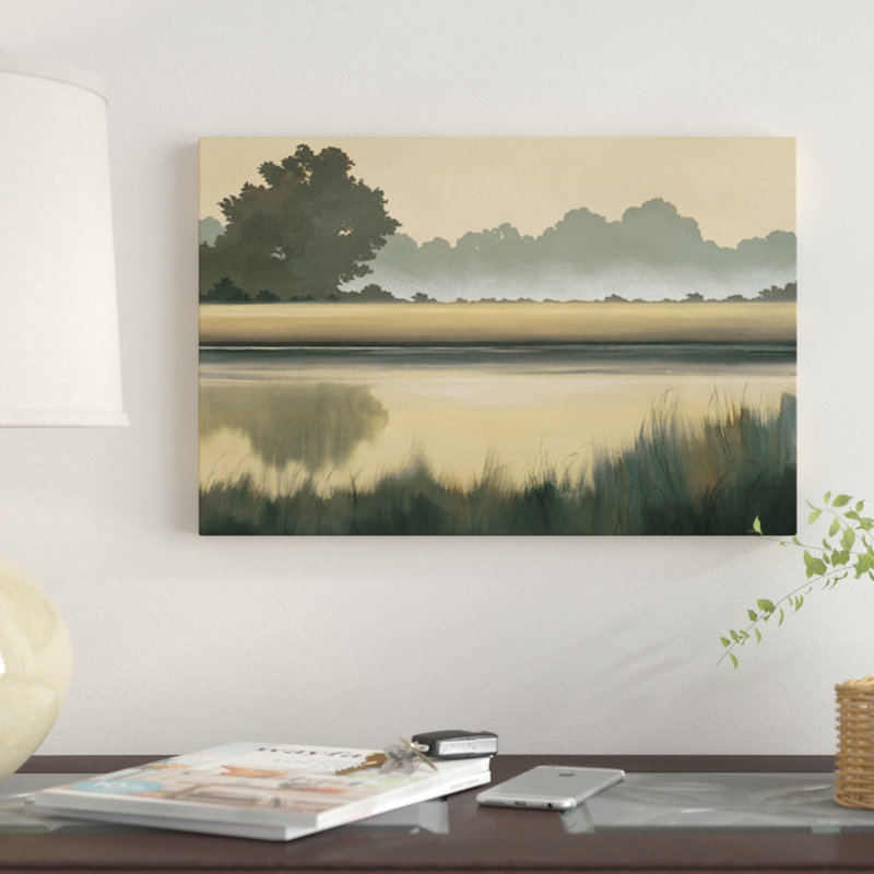 «Golden Glow», impression sur toile, H 26 po x l 40 po x P 1,5 po, Toile tendue, Pas de tapis