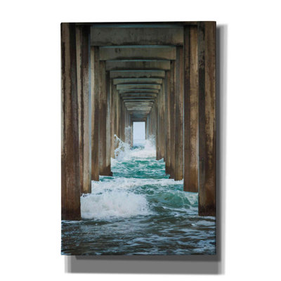 'Scripps Splash' by Chris Moyer, Giclee Canvas Wall Art