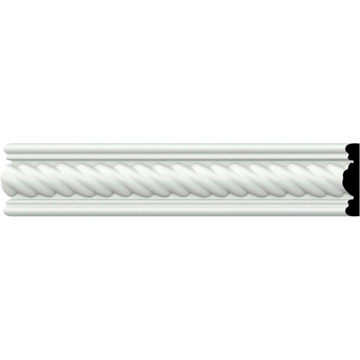H 2 po x P 1/2 po x L 94 1/2 po, (Répétition 1/2 po), fenêtre et cadre en corde Alexandria