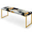 Banc rembourré Marble Gold-135551135