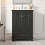 Meuble-lavabo de 24 po avec lavabo en céramique, armoire de rangement avec portes à fermeture douce, armoire de salle de bain avec tiroir et séparateurs de tiroir-1891383730