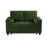 Upholstered Green Corduroy Tufted Convertible Pull-Out  Multi-Functional Sleeper Sofa Bed - Adjustable Backrest With 2 Soft Pillows, USB Outlet and  Cup Holder (Set of 2)-1625263594