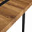 55" Mid-Century Modern Industrial Rectangle Dining Table for Small Spaces-95104483-71806695