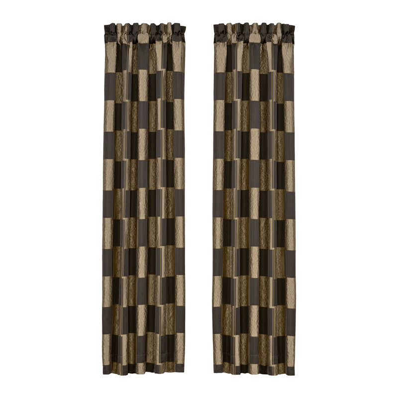 Paire de panneaux de fenêtre 84 po Brando Bronze, L 50 po x L 95 po