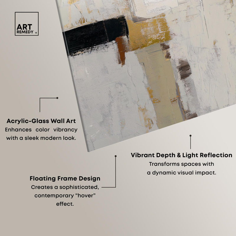 «Cold Warmth», reproduction d'art acrylique sur toile neutre par Art Remedy, H 20 po x l 16 po