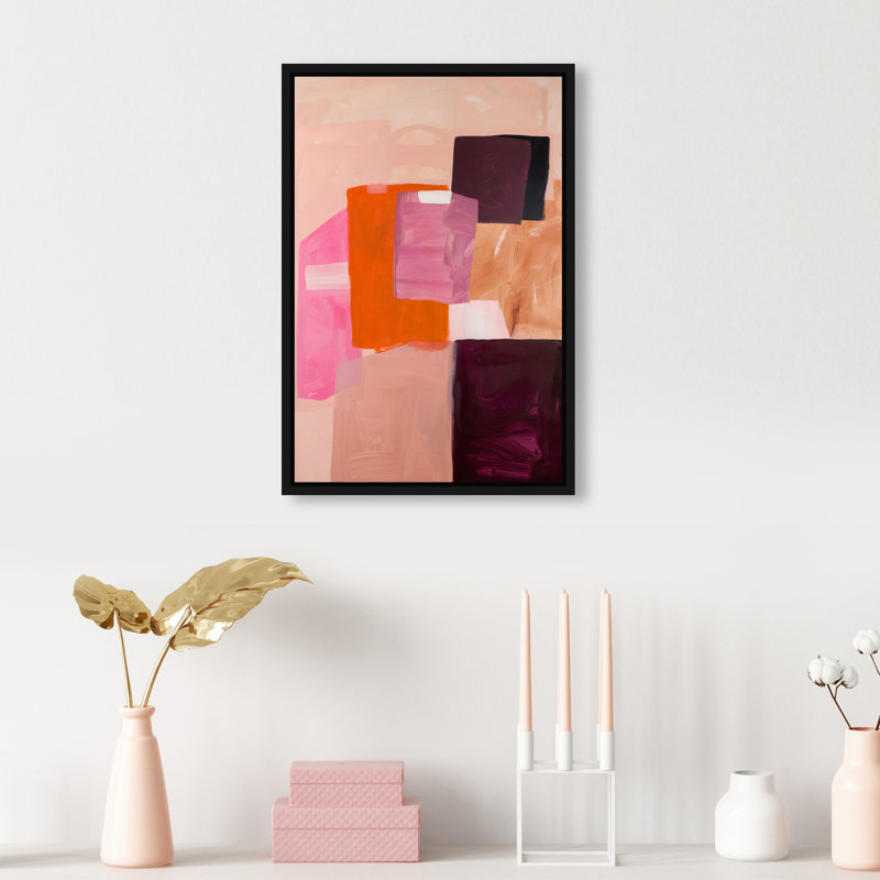 Bold Foundations II Canvas Abstract Print by Oliver Gal, Black Frame, 10 x 15, 16"H x 11"W, Black Frame