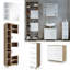 Jarelin Freestanding and Wall Bathroom Storage Furniture Set-615725196
