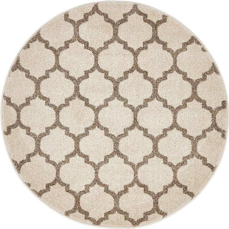 Cohleen Geometric Indoor Rug, Round 12'2"