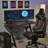 Iletta Solid Wood Steel Computer Desk