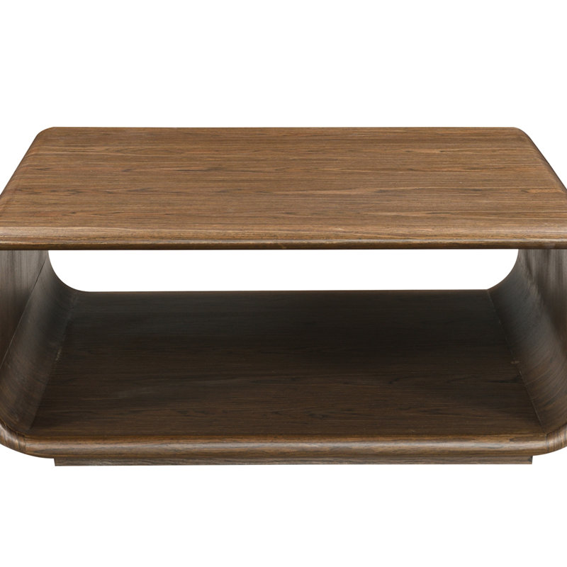 Table basse, H 12 po x l 32 po x P 32 po, Noyer foncé